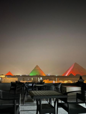 Middle east pyramids view